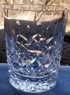  FOUR Waterford Crystal Lismore Double Old Fashioned DOF Tumblers Mint