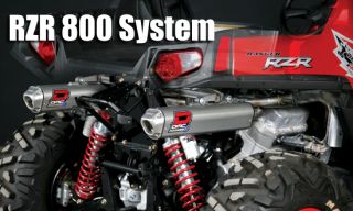 give your polaris a dual personality the dmc twin exhaust packs on a
