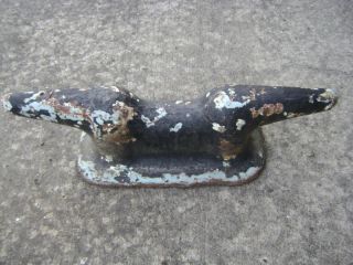 Massive 30 inch Old SHIP Boat Dock Cleat Chock Decor