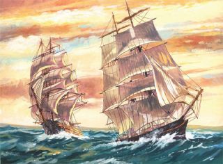 Paint by Number Kit Sailing Ships Reeves