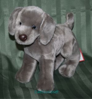 Douglas Plush Hans WEIMARANER Gray Grey Stuffed Puppy Dog Cuddle Toy