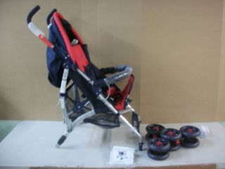 Dream on Me 5 Position Reclining Stroller Red Navy 459 R