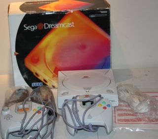 Sega Dreamcast Game System Complete Bundle Game & 2 Controllers in Box