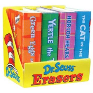  brand new smoke free home dr seuss book erasers
