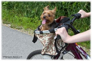 DESIGNER BIKE DOG CARRIER PET BICYCLE HANDLEBAR BASKET (PBB 3)