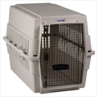 Kennel Aire Extra Large Travel Aire Plastic Dog Kennel in Almond TA