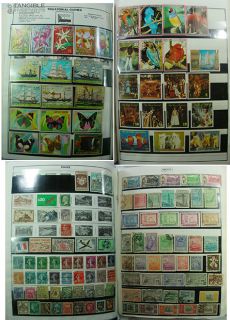 Statesman Deluxe Album For Postage Stamps Of The World + Hundreds of