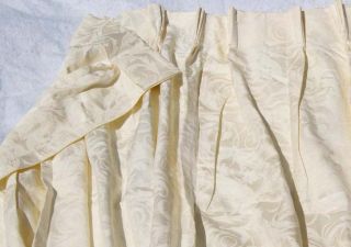 New Pair Pinch Pleated Panels Drapes Curtains Cream Ivory 96 x 84