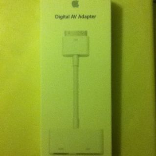 Apple Digital AV HDMI Adapter for iPod Touch 4G iPhone 4 4S iPad iPad