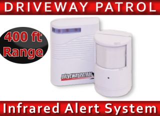 Driveway Patrol Infrared Wireless Alert System Motion Sensor Alarm