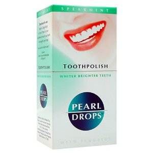 Pearl Drops Whitening Toothpolish with Fluoride Spearmint Flavor