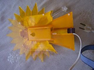 Vintage Glo Lite Angel Glo Tree Topper Radiant Ray Angel with Sun