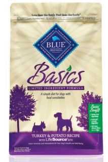 Blue Buffalo Basics Dry Dog Food, Turkey and Potato Recipe, 24 Pound