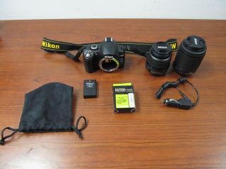 Nikon D40 6 1 MP Digital SLR Camera 5 Piece Bundle
