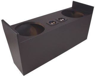  87 06 TJ YJ Dual 10 Coated Speaker Sub Box Subwoofer Enclosure
