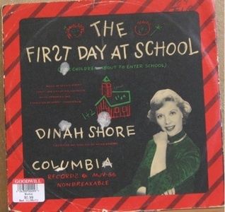 Dinah Shore First Day at School Columbia 10 78