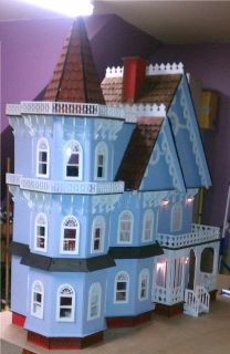 Leon Gothic Victorian Mansion Dollhouse 1 12 scale Very Large Kit