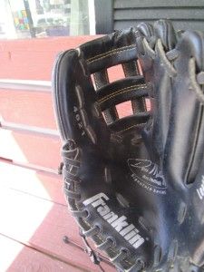 Franklin Don Mattingly 4621 Glove Leather Black Youth Baseball Little
