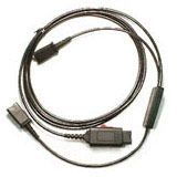 Plantronics 27019 03 Y Telephone Headset Training Adapter Cord with