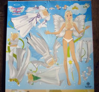 Paper Doll / Dress up doll paper toys Man Boy Girls Angel Fairy wing