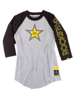 One Industries Rockstar Harrington 3 4 Sleeve Baseball T Shirt