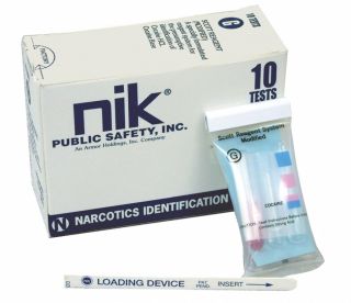 Nik Drug Test Kit E Marijuana Box of 10 Narcotics Testing Kit Weed