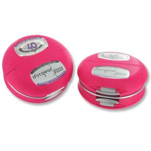 Discgear Portable 40 Disc Storage Case Discus 40 Pink