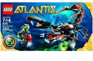 Lego Set 8076 Atlantis Deep Sea Striker Discontinued SEALED New in Box