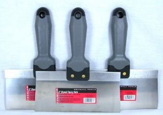 Drywall Taping Knife 8 Lot of 3 Joint Putty Spackle