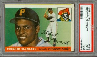 1955 Topps Roberto Clemente #164 PSA 5 Rookie Pittsburgh Pirates