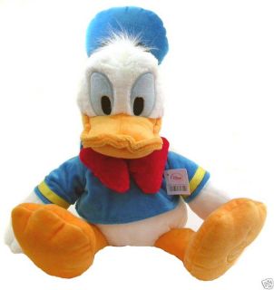 Disney DONALD DUCK Large Premium Stuffed Plush Doll Embroidered