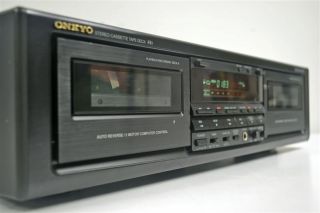 Onkyo Stereo Cassette Deck Dual Tape Player Recorder TA RW505