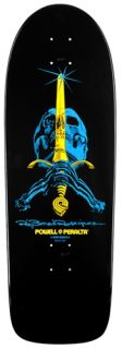 Old School Powell Peralta Ray Rodriguez Skull & Sword Black Skateboard