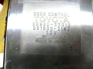 1992 1993 TOYOTA CAMRY Door Lock Control Module OEM 85980 33010