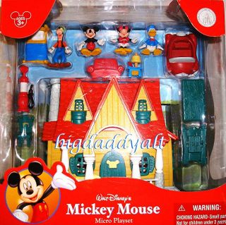 Walt Disney Mickey Mouse Toontown House Micro Playset