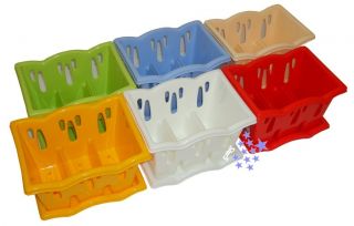 Plastic Sink Tidy Cutlery Drainer Holder with Tray Available in 6