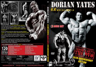Dorian Yates Blood and Guts 15th Anniversary Edition 2 Disc Set   NEW