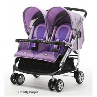 New Zooper Tango Purple Twin Double Baby Stroller