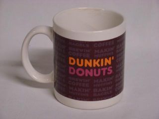  Vintage Dunkin' Donuts Coffee Cup Mug
