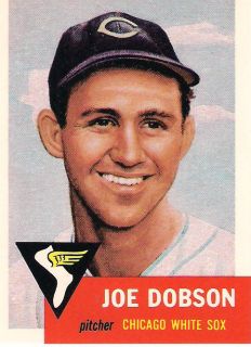   Baseball Archives Chicago White Sox Joe Dobson Near Mint Cond Card