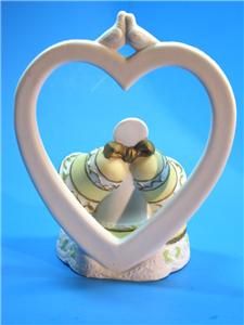 Vintage 50 Wedding Anniversay Cake Topper Lefton Doves
