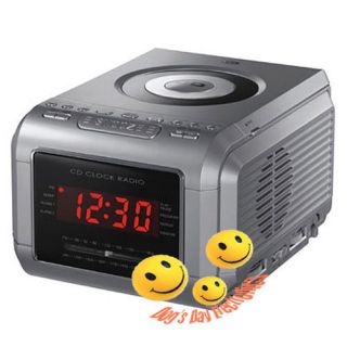 Durabrand CDR 1907 CD Clock Radio w Alarm LED Display