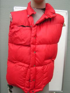 Vintage The North Face Down Vest Puffy Nylon Jacket Med Made in USA