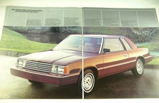 1984 84 Dodge Aries Brochure Custom SE and Wagon