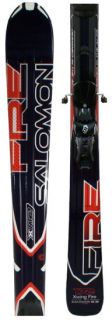 Salomon 158cm XWing Fire Downhill Skis & L10 Bindings 2012 X Wing Free