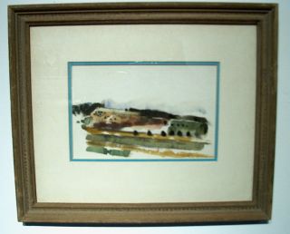 Tom Bostelle 1962 Downingtown PA Artist Painting Listed