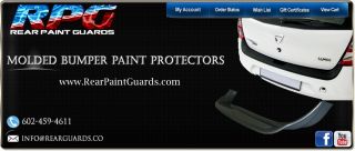 DODGE JOURNEY 2011 2013 Molded Rear Bumper Paint Guard Protector