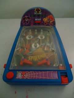 Marvel 1995 Spiderman Table Top Pinball Machine Does not Work