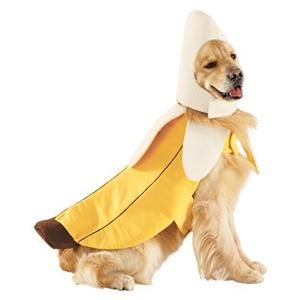 New Banana Split Food Fruit Pet Dog Halloween Costume Size L 25lb 50lb