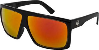 New Dragon Alliance Eyewear Fame Sunglasses Jet Black w/ Red Ion Lens